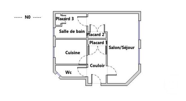 Appartement F2 à vendre PARIS