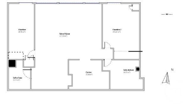 Appartement F3 à vendre - 3 pièces - 61.23 m2 - PARIS - 75015 - ILE-DE-FRANCE - Century 21 Charles Michels