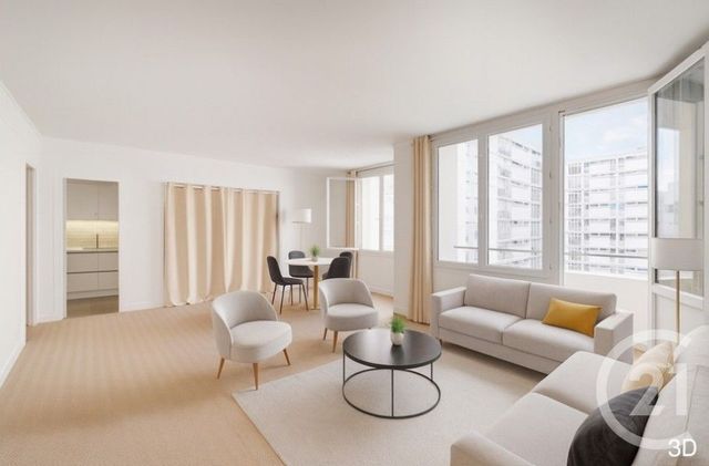 Appartement F2 à vendre - 3 pièces - 55.48 m2 - PARIS - 75015 - ILE-DE-FRANCE - Century 21 Charles Michels