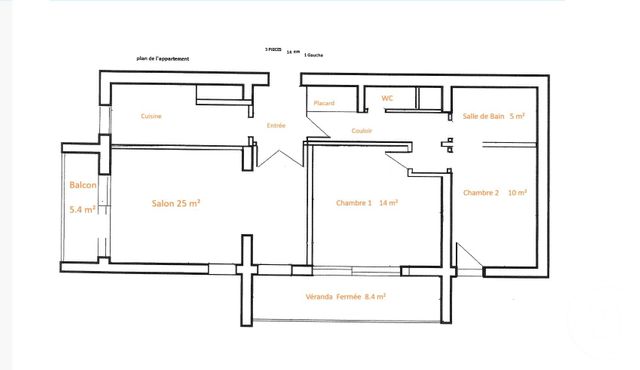 Appartement F3 à louer - 3 pièces - 72.05 m2 - PARIS - 75014 - ILE-DE-FRANCE - Century 21 Charles Michels