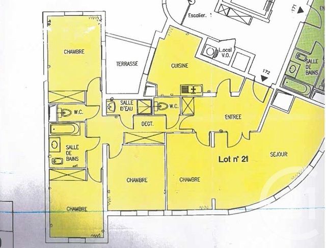 Appartement F5 à vendre - 5 pièces - 110.0 m2 - PARIS - 75015 - ILE-DE-FRANCE - Century 21 Charles Michels