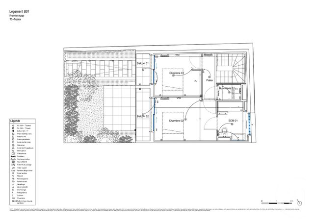 Appartement Triplex à vendre - 5 pièces - 95.91 m2 - PARIS - 75015 - ILE-DE-FRANCE - Century 21 Charles Michels