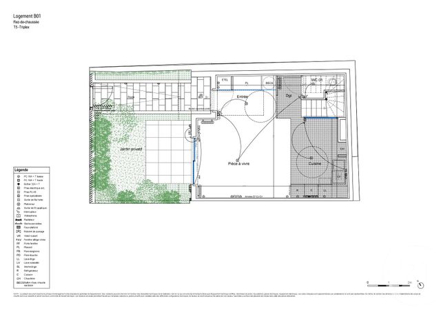 Appartement Triplex à vendre - 5 pièces - 95.91 m2 - PARIS - 75015 - ILE-DE-FRANCE - Century 21 Charles Michels