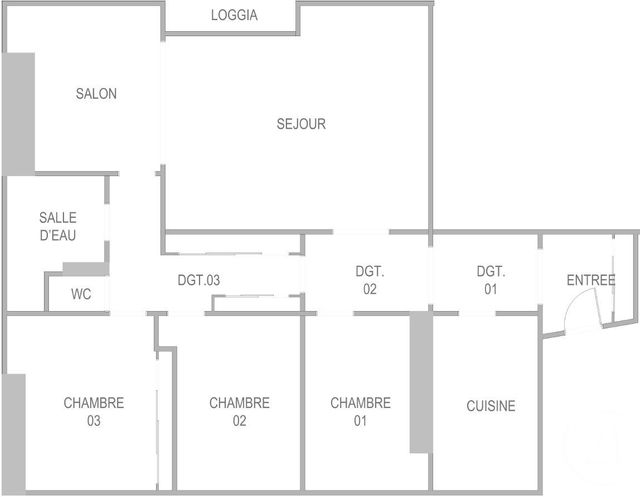 Appartement F5 à vendre - 5 pièces - 111.0 m2 - PARIS - 75015 - ILE-DE-FRANCE - Century 21 Charles Michels