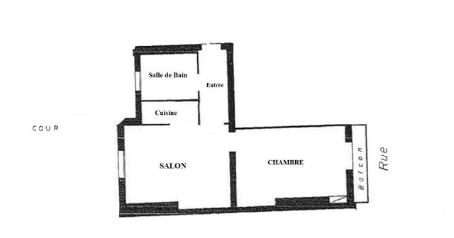 Appartement F2 à louer - 2 pièces - 34.18 m2 - PARIS - 75013 - ILE-DE-FRANCE - Century 21 Charles Michels
