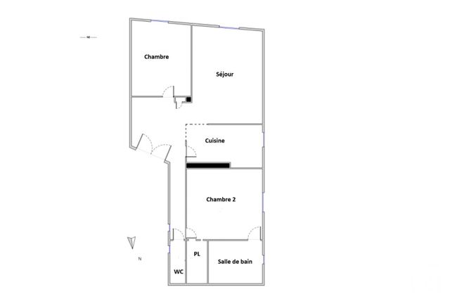 Appartement F3 à louer - 3 pièces - 66.06 m2 - PARIS - 75015 - ILE-DE-FRANCE - Century 21 Charles Michels